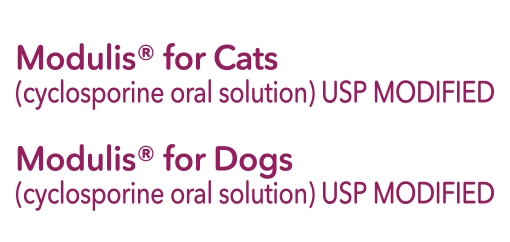 Modulis® for Dogs (cyclosporine oral solution) USP MODIFIED and Modulis® for Cats (cyclosporine oral solution) USP MODIFIED